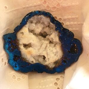 Stunning Blue and White Geode